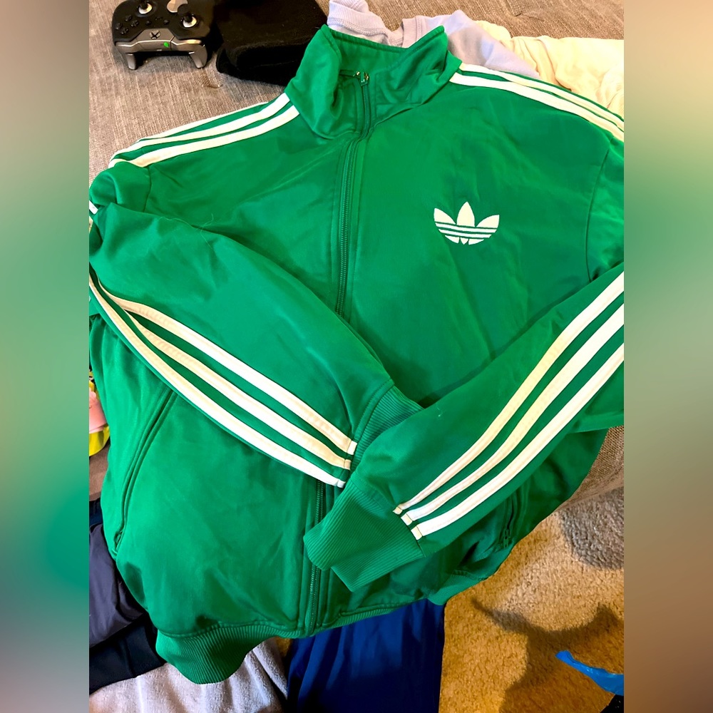 VINTAGE ADIDAS JACKET GREEN
